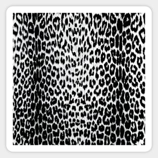 ANIMAL PRINT CHEETAH BLACK AND GREY Sticker